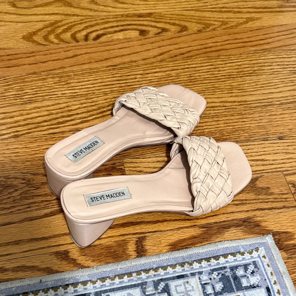 Steve Madden Blush Braided Slide Mules